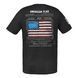Nine Line Apparel American Flag Schematic T-Shirt, Black, Small