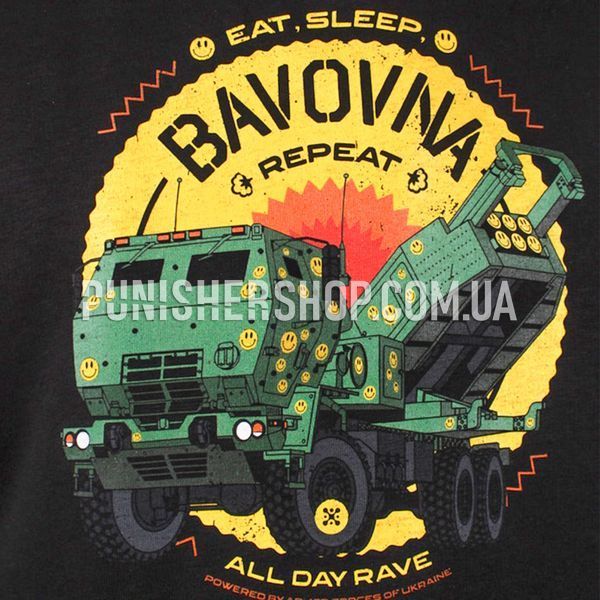 Dubhumans &ldquo;Eat, Sleep, Bavovna, Repeat&rdquo; Hoodie, Black, M/L