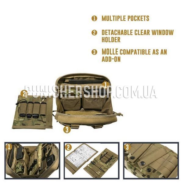 OneTigris Dragon Snail Admin Pouch, Multicam