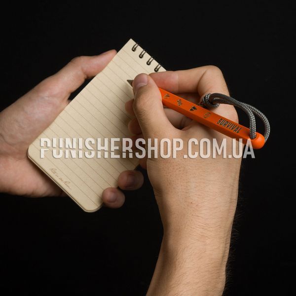 ECOpybook All-Weather Survival Series Pencil, Orange, Pencil
