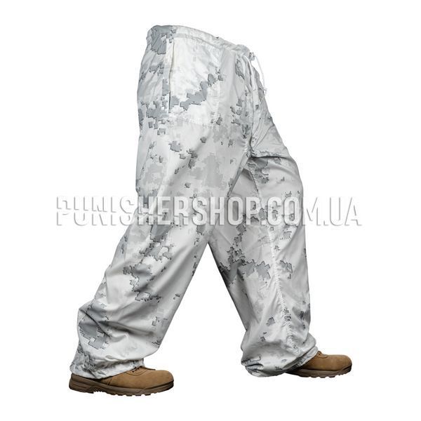 Snow Camouflage Trousers, Snow, Large Regular