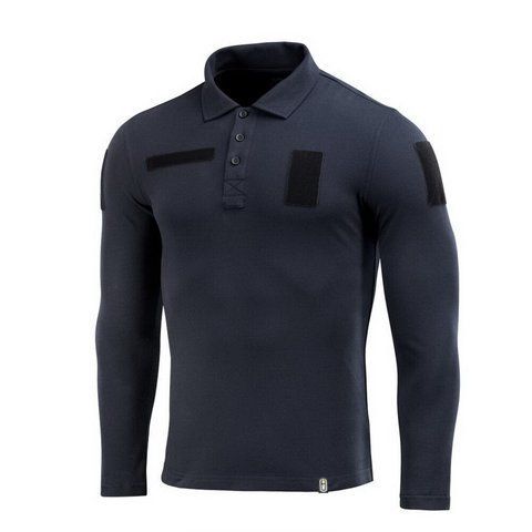 Поло тактичне M-Tac довгий рукав 65/35 Dark Navy Blue 2000000013855 фото
