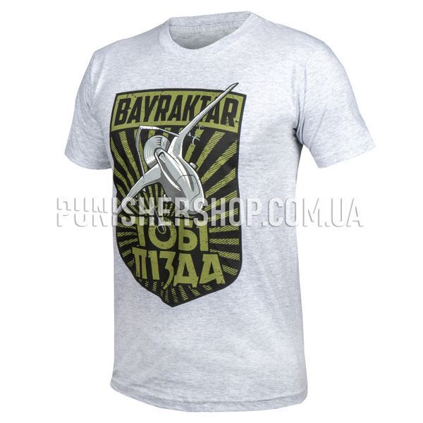 4-5-0 Bayraktar 2.0 T-shirt, Gray, Medium