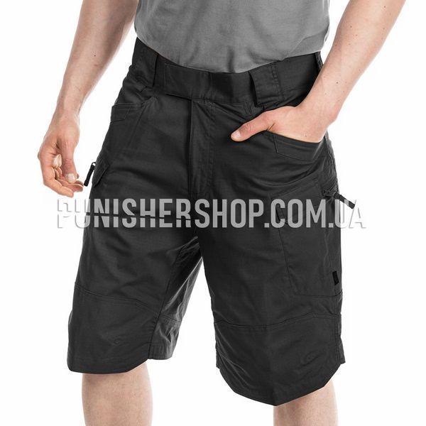 Helikon-Tex UTS (Urban Tactical Shorts) 11 - Polycotton Ripstop, Black, Small Regular
