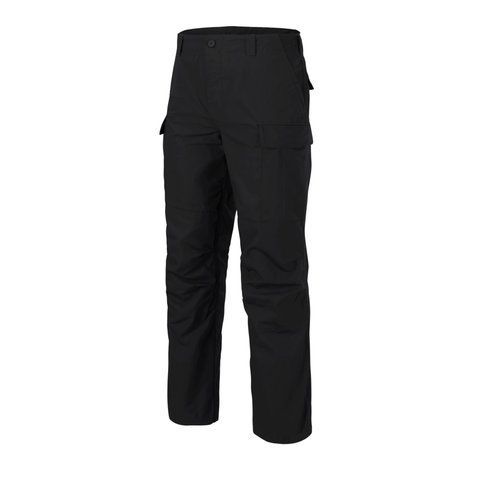 Helikon-Tex BDU MK2 Pants - PolyCotton Ripstop, Black, Small Regular