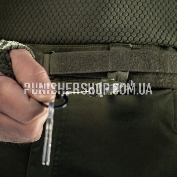 M-Tac Carabiner with Key Lanyard, Olive